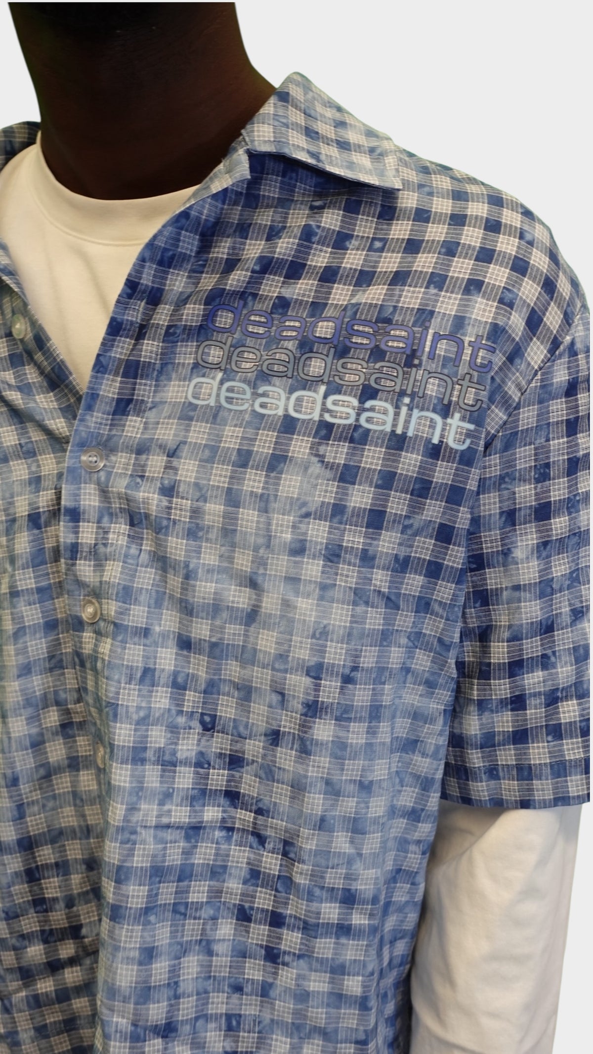 Sinner Plaid Vintage Cropped Button Up